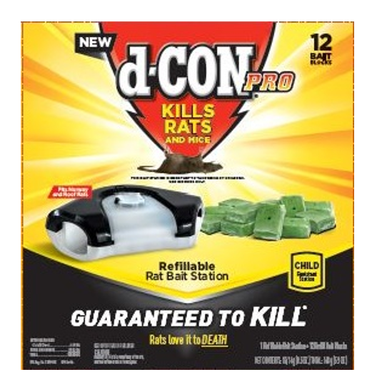 dCON Pro Refillable Rat Bait Station 